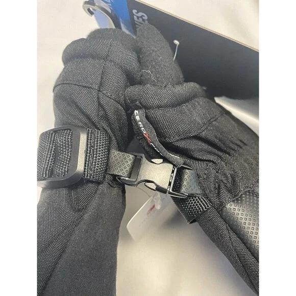 ZeroXposur Snow Outdoor Gloves Unisex L/XL Thinsulate Warm Black - Picture 7 of 11